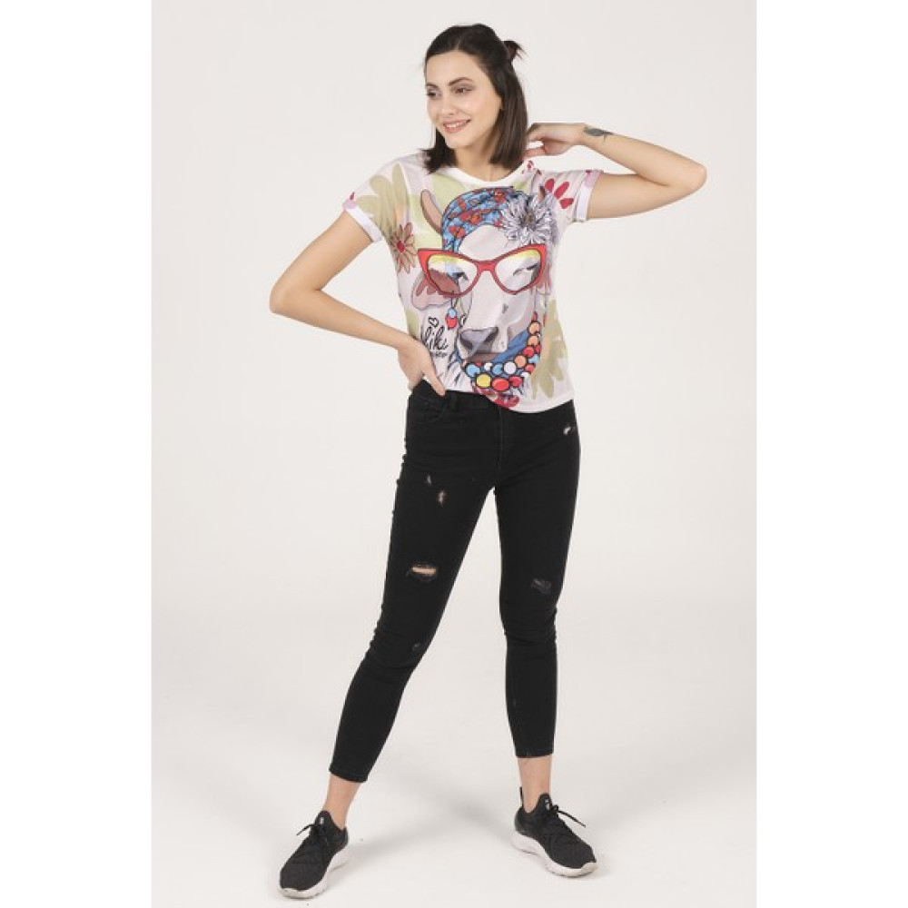 Gatto Moda Inekli T-Shirt Bayan T-shirt Fiyatı