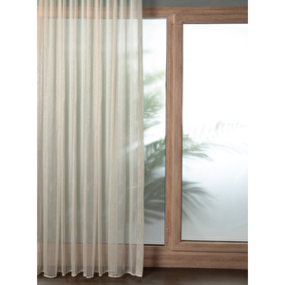 Gauze Fabric Design Kullanıma Hazır Simli Pilesiz Altın Tül Perde (250 X 260 / Pilesiz) Tül Perde Fiyatı
