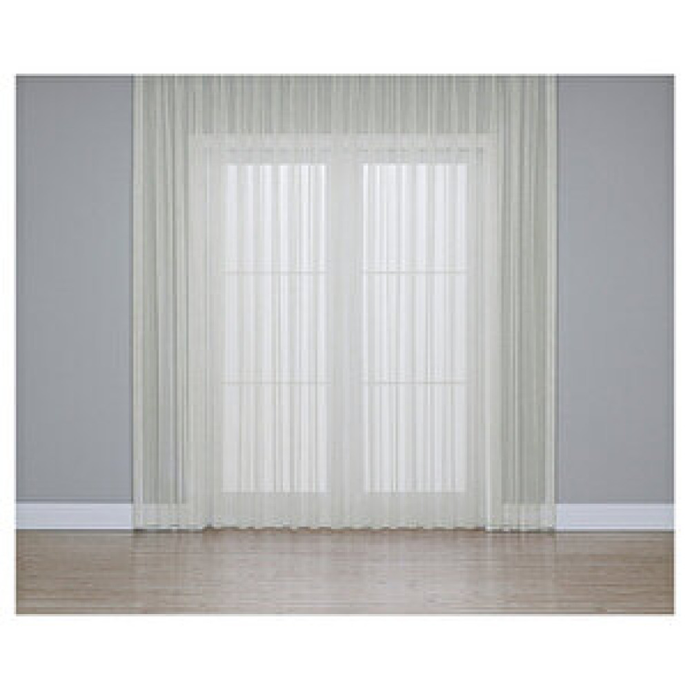 Gauze Fabric Design Stripe Krem (orta Pile) Tül Perde 150x260 cm Tül Perde Fiyatı