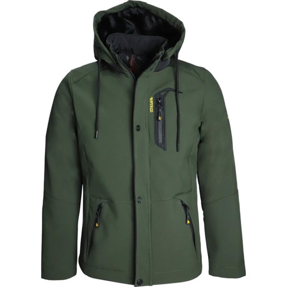 Gavazzi Erkek Softshell Su ve Rüzgar Geçirmez Içi Kürklü Kapüşonlu Mont Haki Erkek Mont Fiyatı