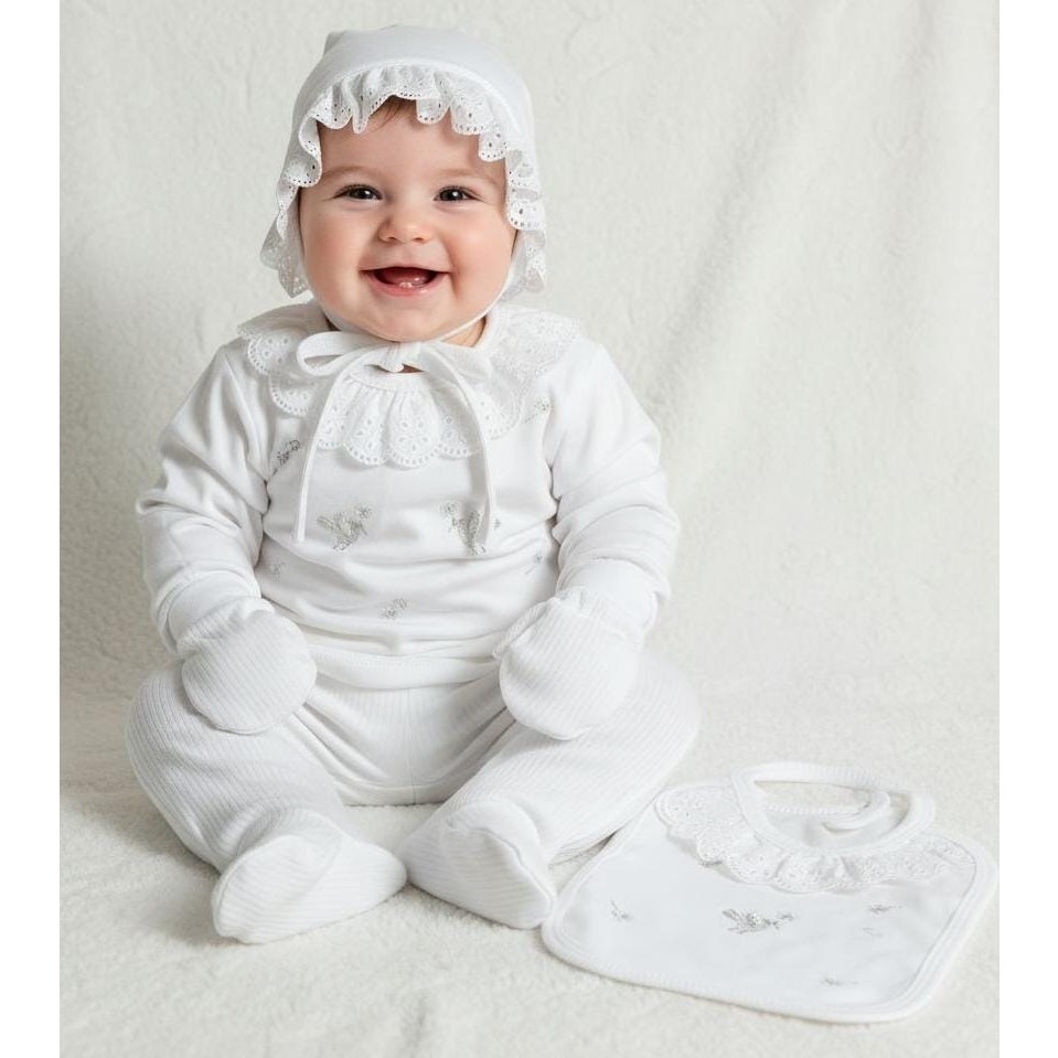 Gaye 0-3 Ay Kız Bebek Renkli Nakışlı %100 Pamuk 5li Set Diğer Fiyatı