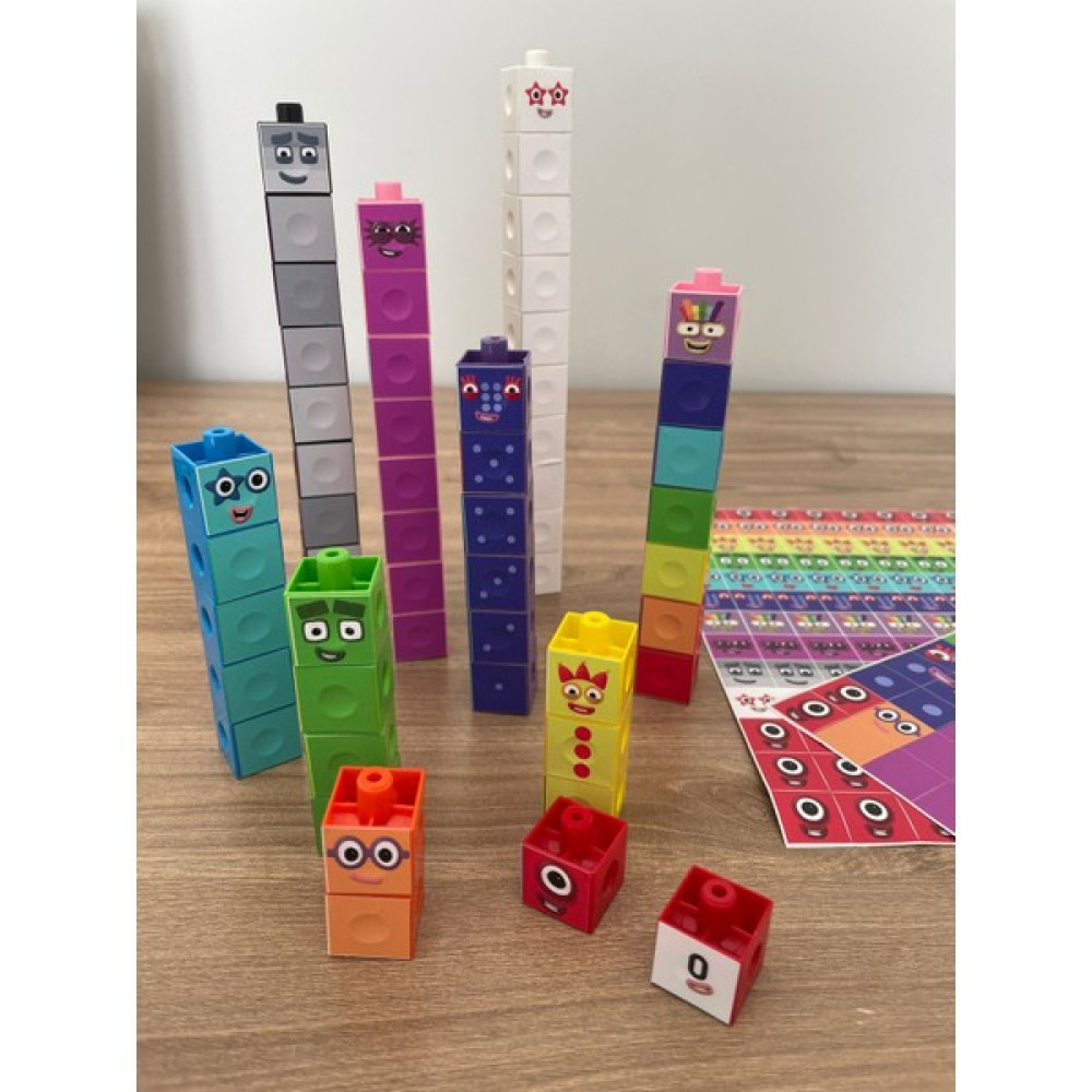 Gazi Kırtasiye Numberblocks 100 Parça Geçmeli Matematik Küpleri - Snapcubes / 0-10 Stickers Eğitici Oyuncak Fiyatı