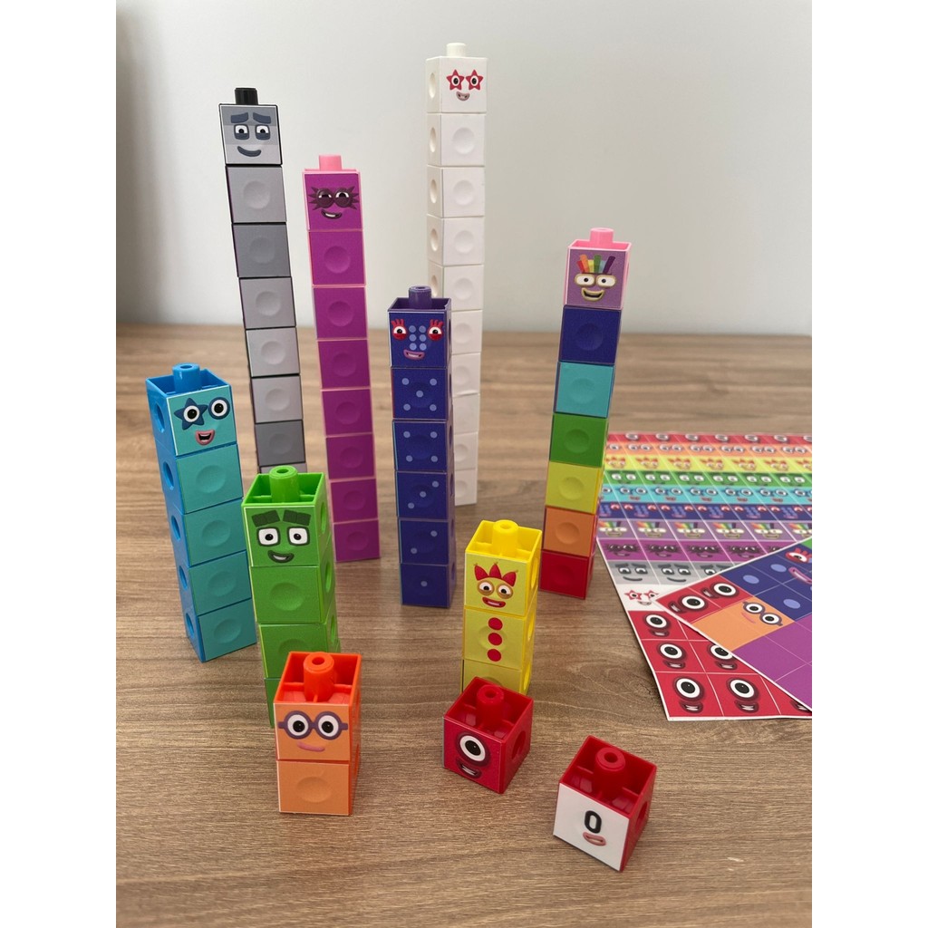 Gazi Kırtasiye Numberblocks 100 Parça Geçmeli Matematik Küpleri - Snapcubes / 0-10 Stickers Eğitici Oyuncak Fiyatı