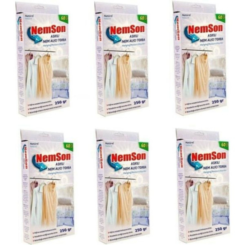 Gbmotion Nem Alıcı Koku Küf Giderici Dolap Içi Askılık 250 gr 6'lı Oda Kokusu Fiyatı