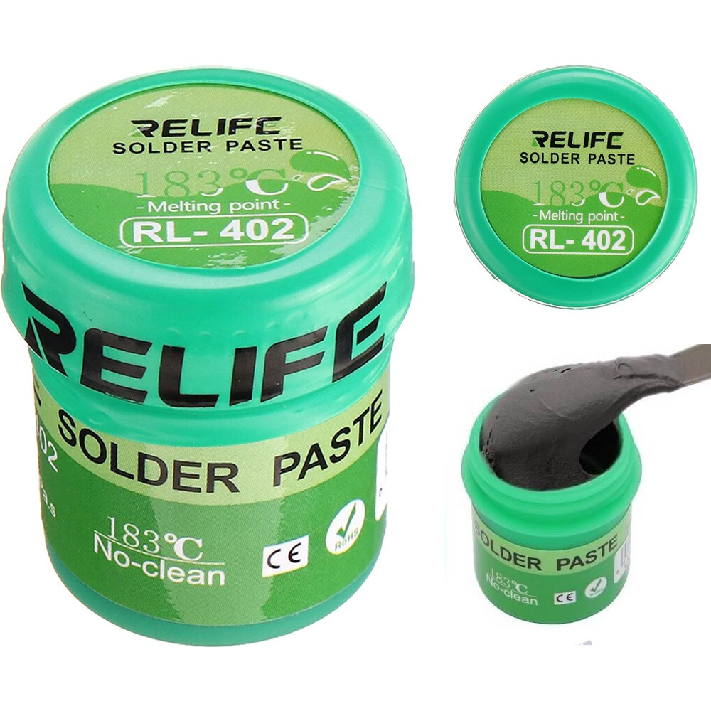 Gbovs Relıfe RL-402 Krem Lehim Pastası Solder Paste 183°C SN63/PB67 40G Lehim & Havya Fiyatı
