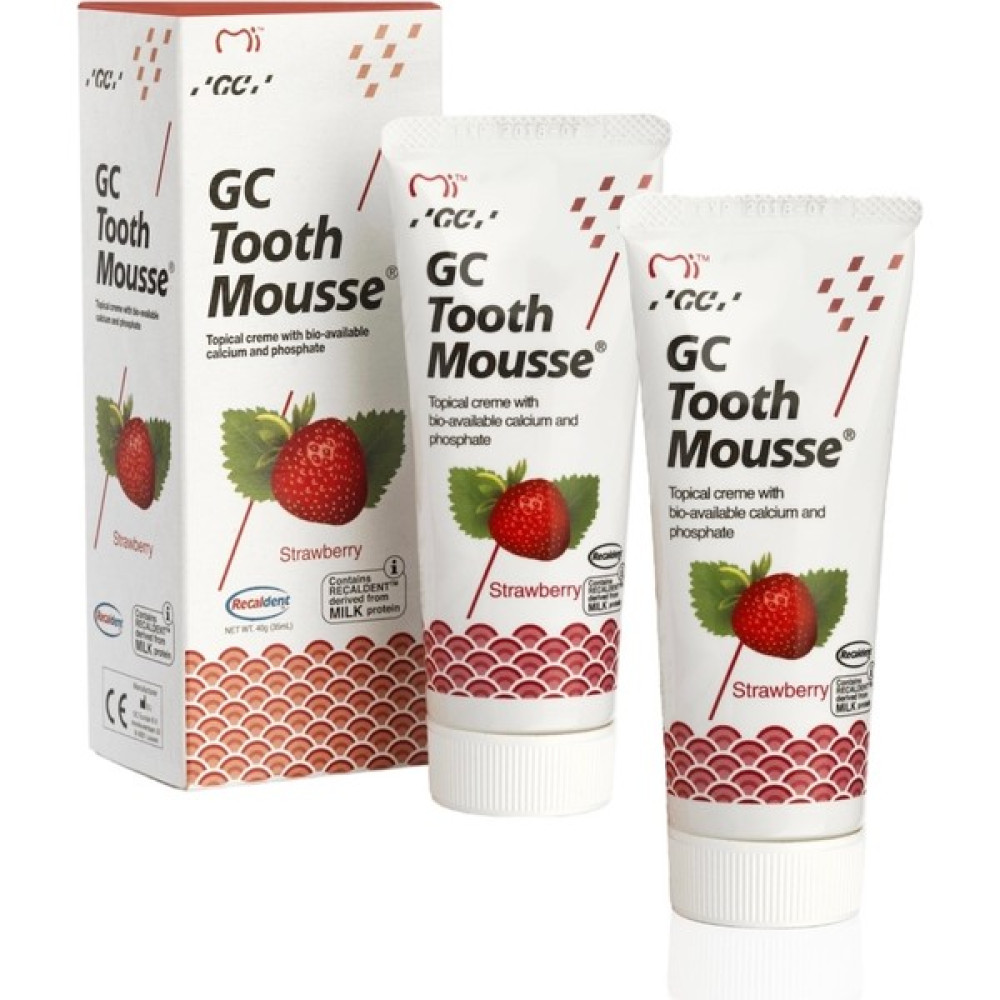 Gc Tooth Mousse - 2 Adet - Çilek Aromalı - 2*40 gr Diş Macunları Fiyatı