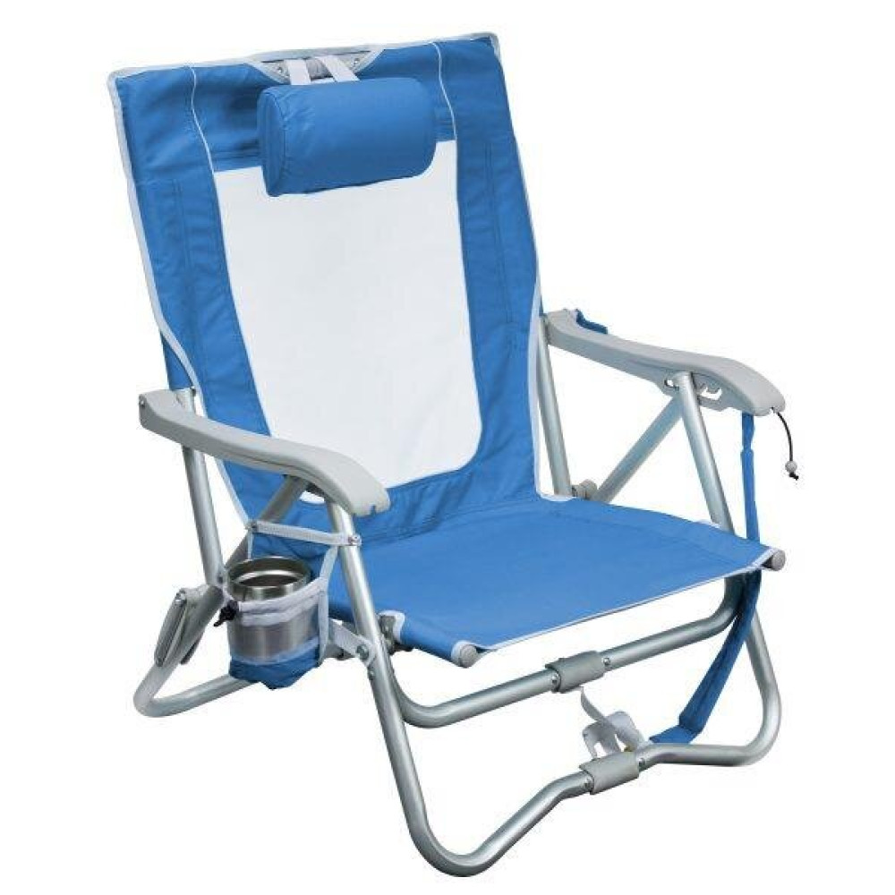 Gci Outdoor Bi-fold 4 Kademeli Katlanır Mavi Plaj Sandalyesi Bahçe Sandalyesi Fiyatı