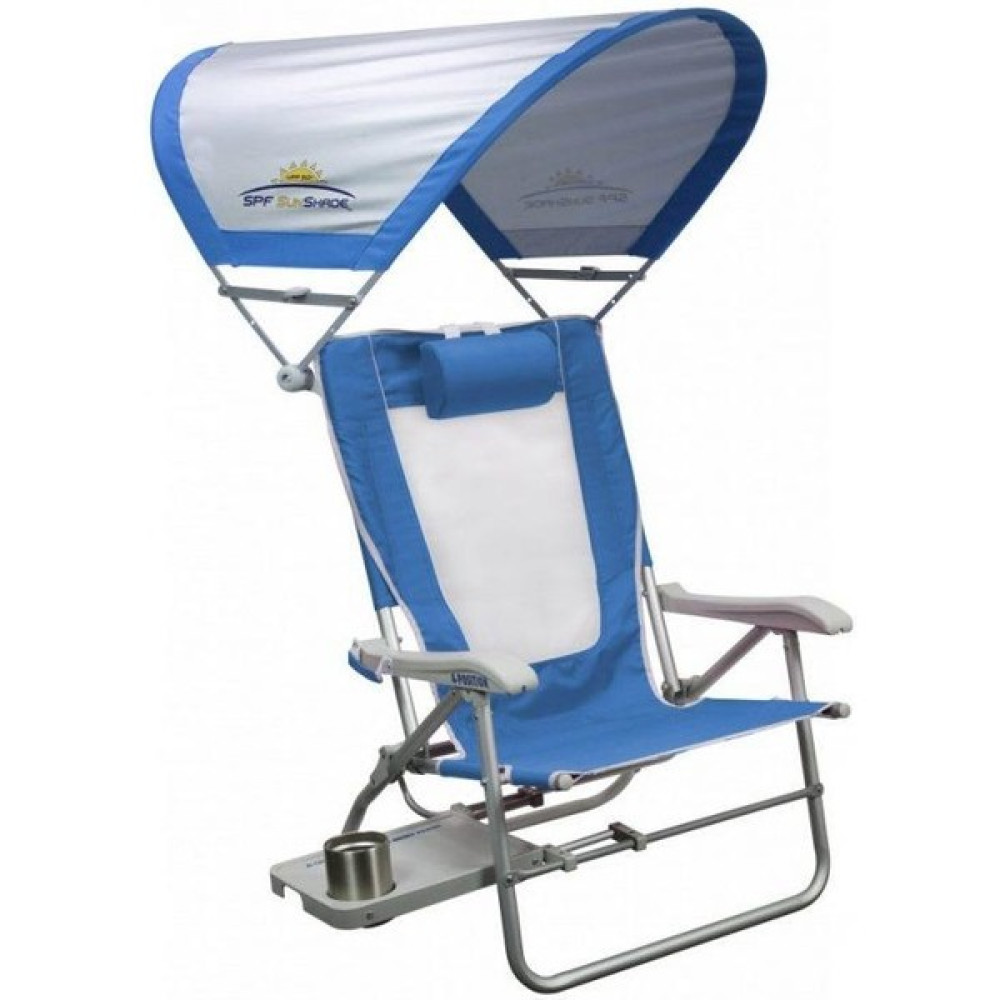 Gci Outdoor Sunshade Big Surf 4 Kademeli Güneşlikli Katlanır Plaj Sandalyesi Kamp Sandalyesi Fiyatı