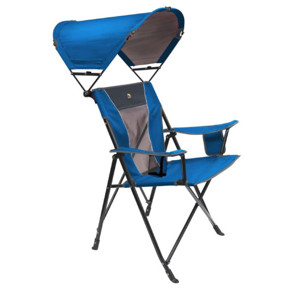 Gci Outdoor Sunshade Comfort Pro Chair Güneşlikli Katlanır Mavi Plaj Sandalyesi Bahçe Sandalyesi Fiyatı