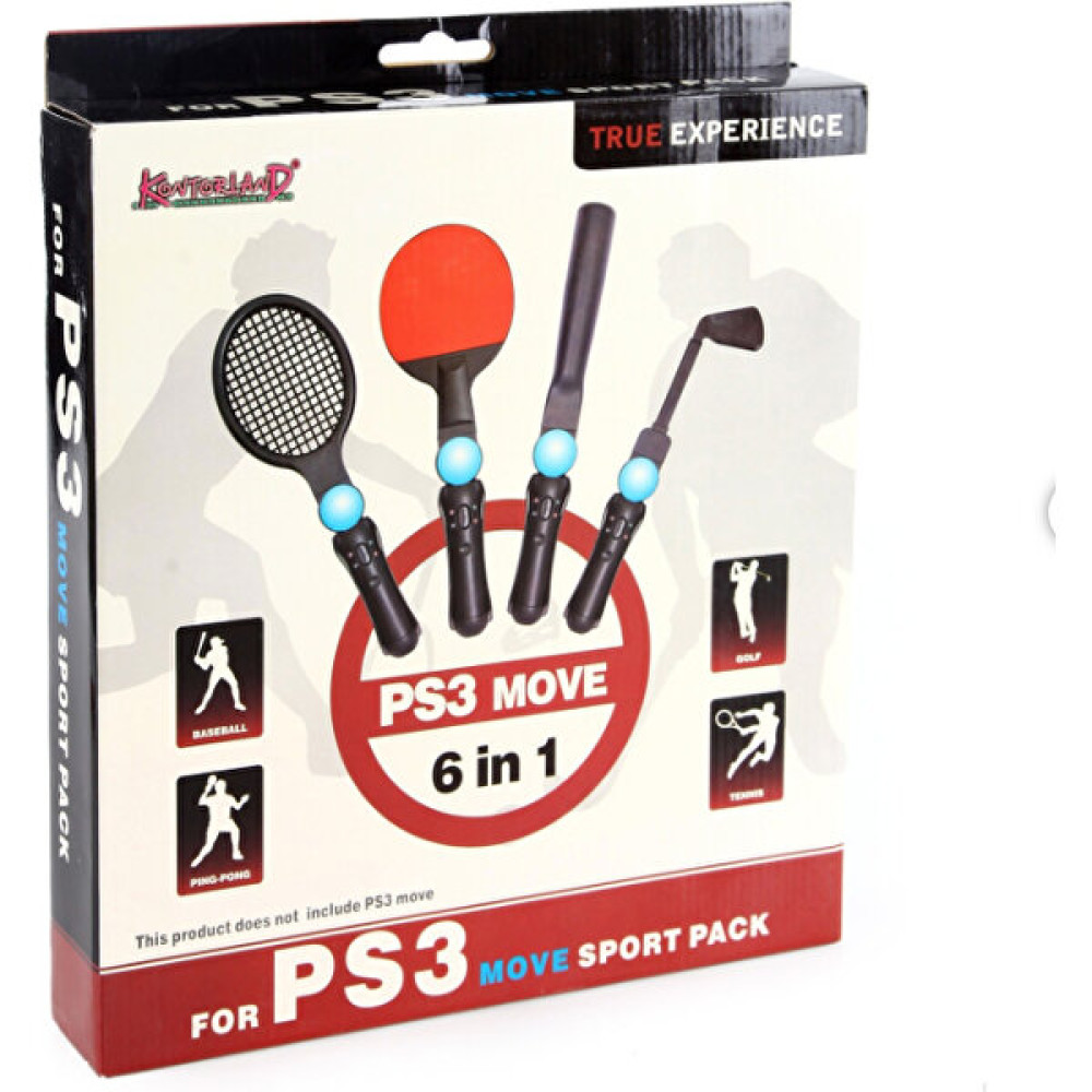 Gd 34 Ps3 Move Sports Kit Golf Tennis Pinpon Match 6in1 Ps3 Ps Vr PlayStation 2 - 3 Oyunları Fiyatı