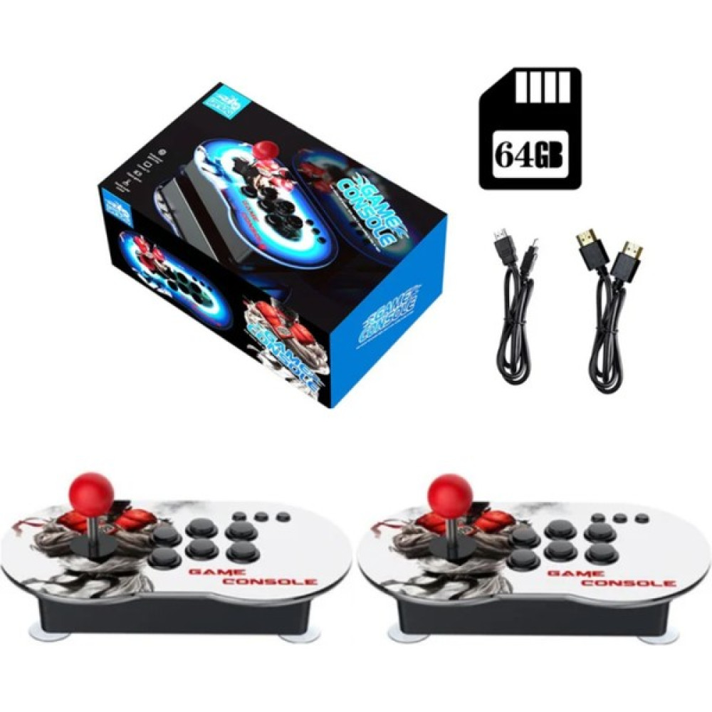 Gd 34 Retro Arcade Oyun Konsolu / 2 Joystick /10000 Oyun / 64G Hafıza / HDMI Bağlantılı Oyun Konsolları Fiyatı