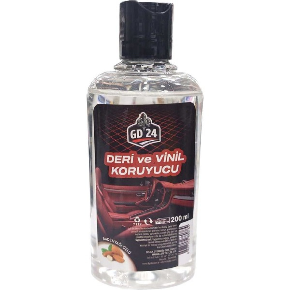 GD24 Deri ve Vinil Koruyucu (Badem Yağı Özlü) – 200 ml Oto Bakım & Yenileme Ürünleri Fiyatı