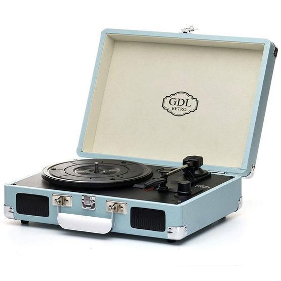 GDL Retro T317 Mavi Dahili Şarjlı Çanta Pikap