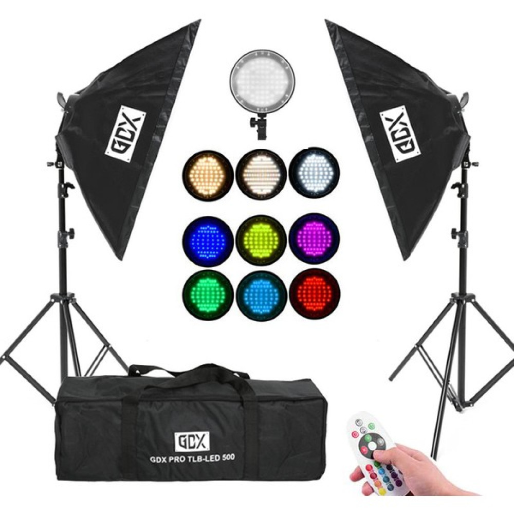 Gdx Pro TLB-500 Rgb Ikili Set - Fotoğraf & Video Çekim Işığı (Dimmerli) Video Kamera Aksesuarları Fiyatı