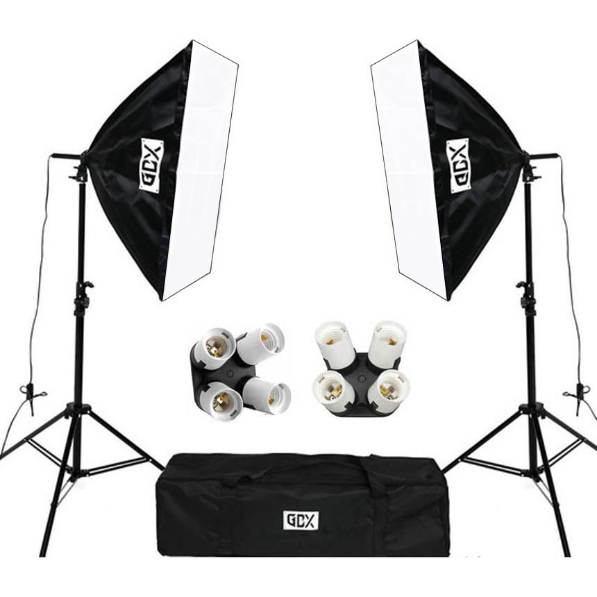 Gdx Tlb-4 Pro Light 50X70 cm Video ve Fotoğraf Çekim 2'li Softbox Seti - 4 Duylu Softbox - Lambasız - Siyah SSD / Solid State Drive Fiyatı