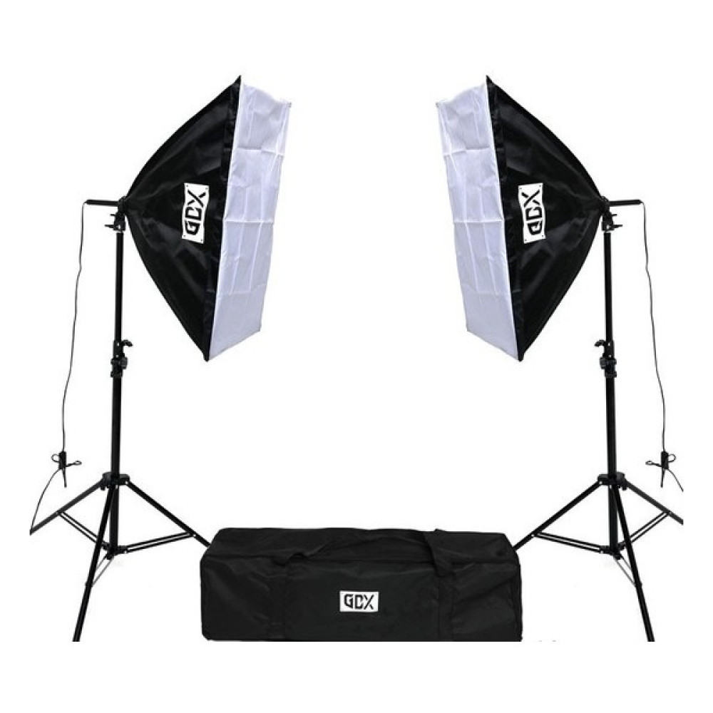 GDX Tlb Twin Pro Light 300W 50 x 70 cm 2'li Softbox Seti - Lambasız Video Kamera Aksesuarları Fiyatı
