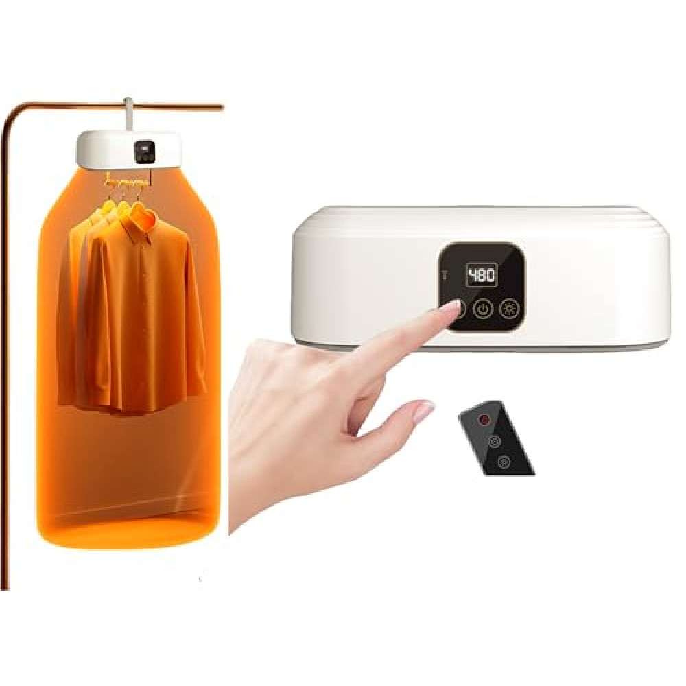 GDXIEDING Portable Clothes Dryer, Mini Portable Dryer Machine for Laundry Apartments and Travel,RV, Home