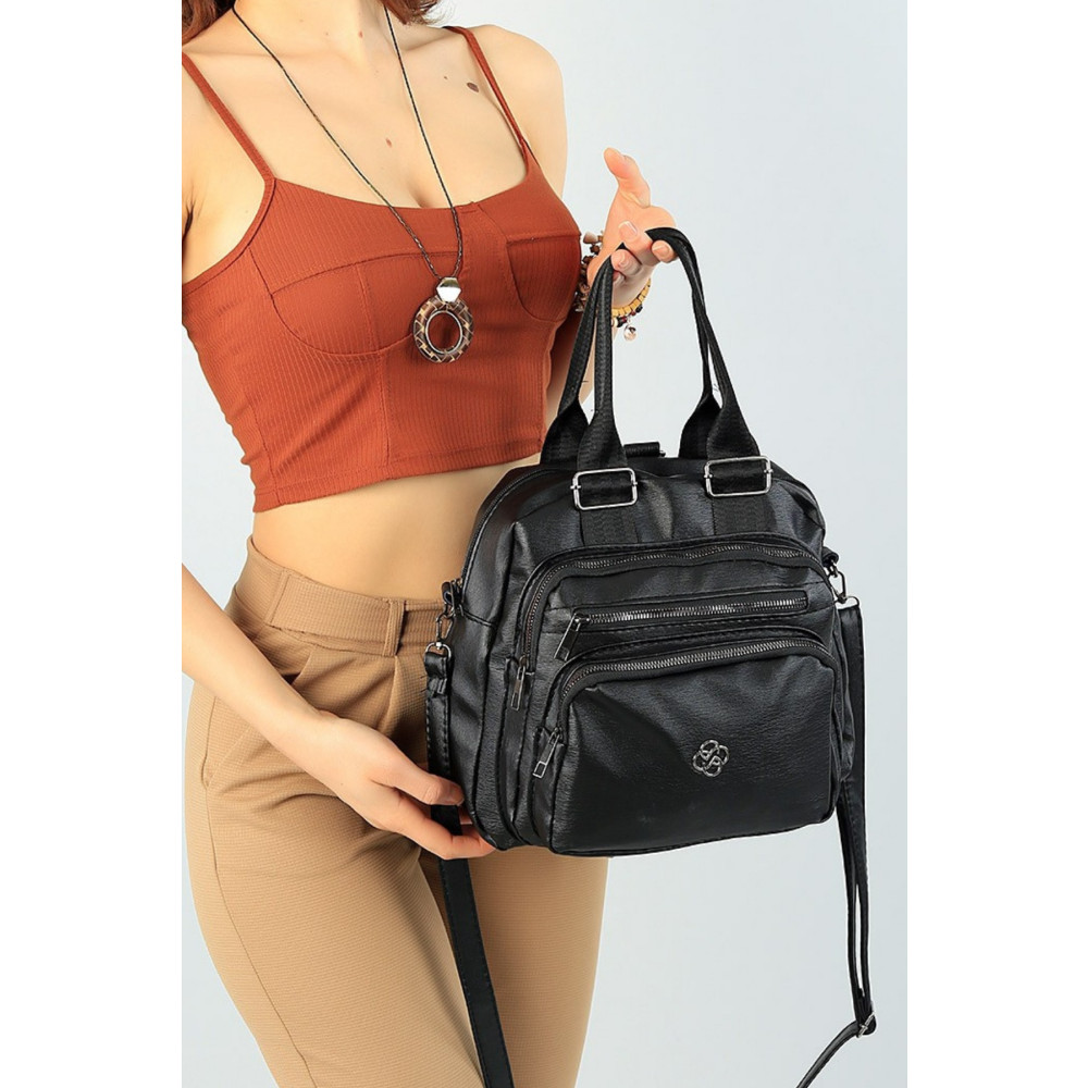 G&E BAGS Siyah Çok Gözlü Kadın El Ve Omuz Çantası Unisex Çanta & Cüzdan ve Seyahat Çantaları Fiyatı