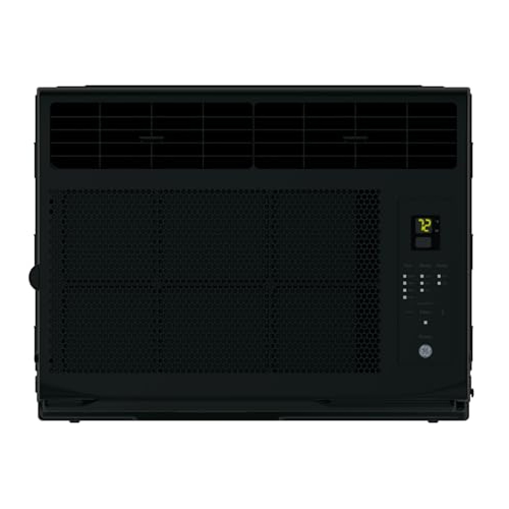 GE Window Air Conditioner Unit, 6,000 BTU for Small Rooms up to 250 sq ft. with Adjustable Fan and Cooling Settings, Perfect for Bedroom or Living Room, Easy Install Kit Included, Black
