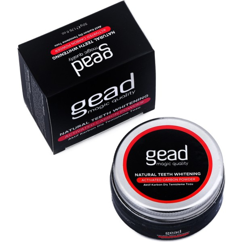 Gead Cosmetic Aktif Karbon Natual Diş Temizleme Tozu-50 Gram Diş Beyazlatıcılar Fiyatı