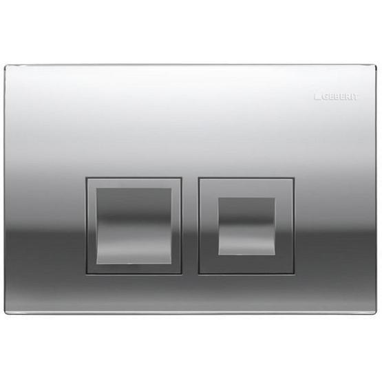 Geberit Delta50 115.135.46.1 Mat Krom Çift Basmalı Kumanda Kapağı
