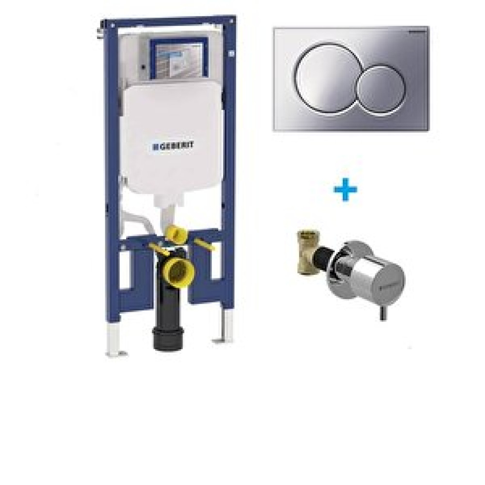 Geberit Sigma Duofix Alçıpan Tipi Gömme Rezervuar Seti 8cm + Parlak Kapak Rezervuar Fiyatı