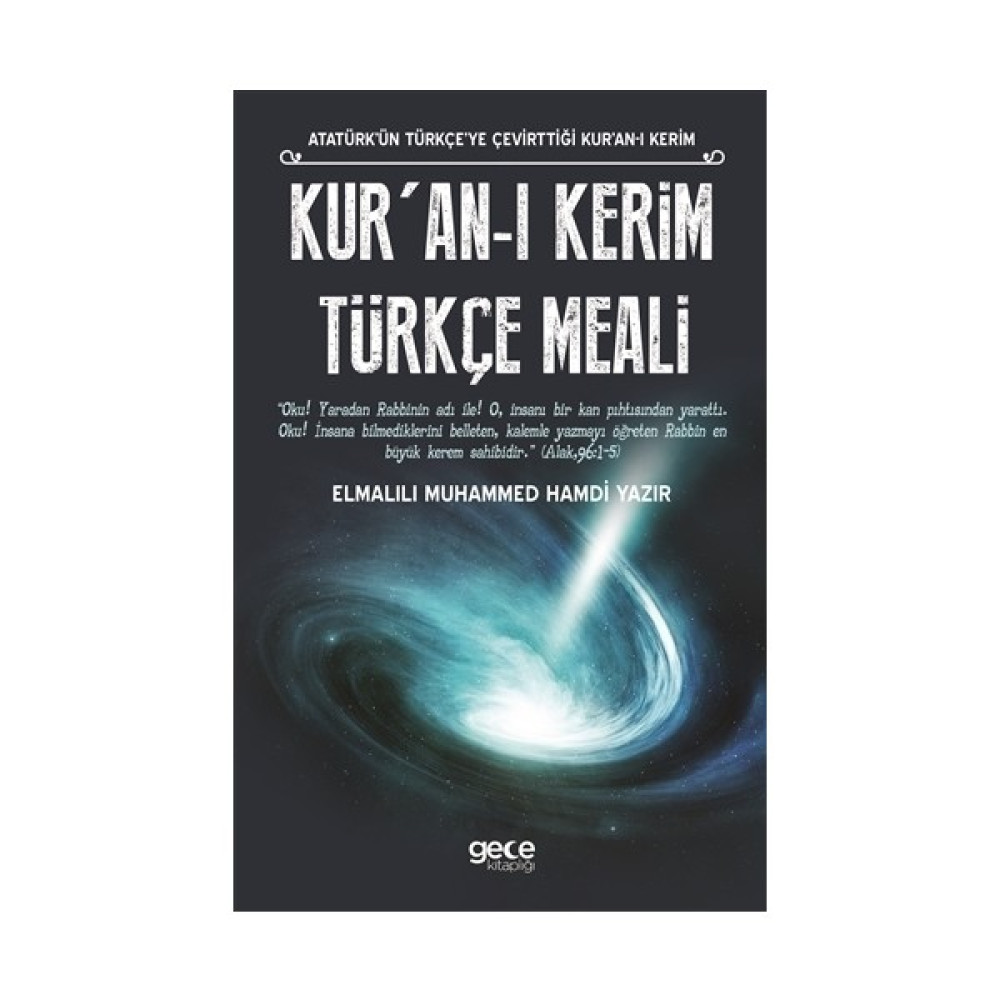 Gece Kitaplığı Kur'an-ı Kerim Türkçe Meali Elmalılı Hamdi Yazır 401 Sayfa Gece Yayınları Din Kitapları Fiyatı