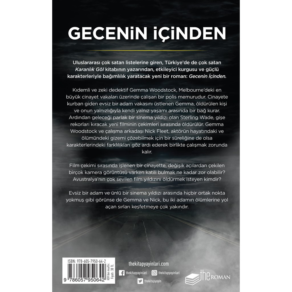 Gecenin İçinden - Sarah Bailey Ciltsiz Roman 416 Sayfa The Roman Yayıncılık Diğer Fiyatı