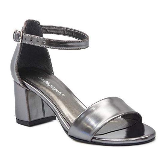 Gedikpaşalı 22368Y22 Platin Kadın Topuklu Ayakkabı