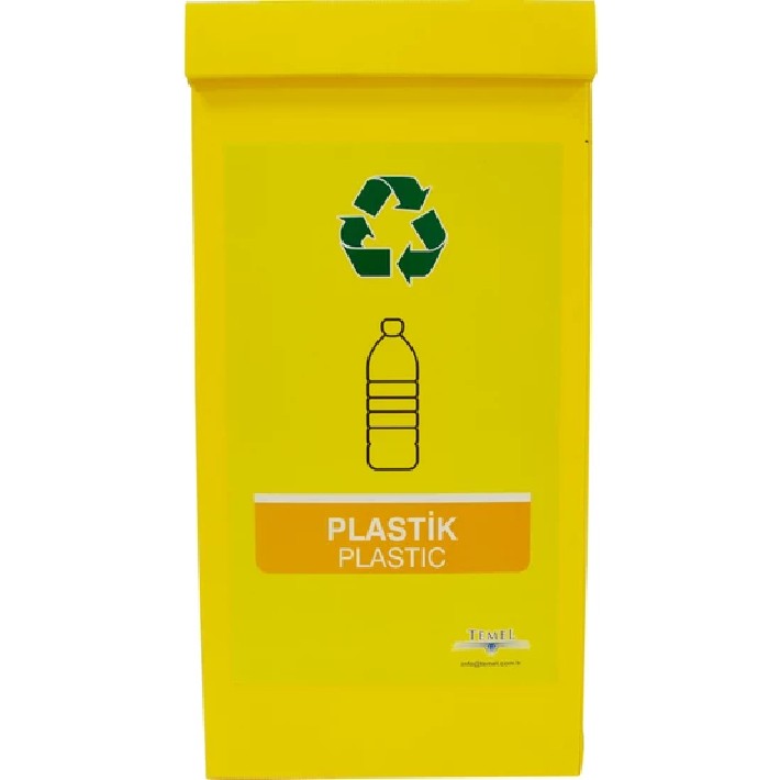 Gediz Plastik Ihsan Geri Dönüşüm Kutusu Sıfır Atık Kutusu Sarı Diğer Fiyatı