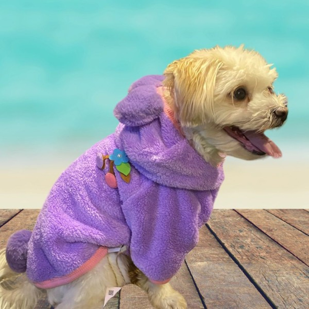 Gedyco Lilac Premium Peluş Küçük Irk Köpek Sweatshirtü (2 kg-9 kg arası köpeklere uygundur) - XL Oto Boyaları Fiyatı