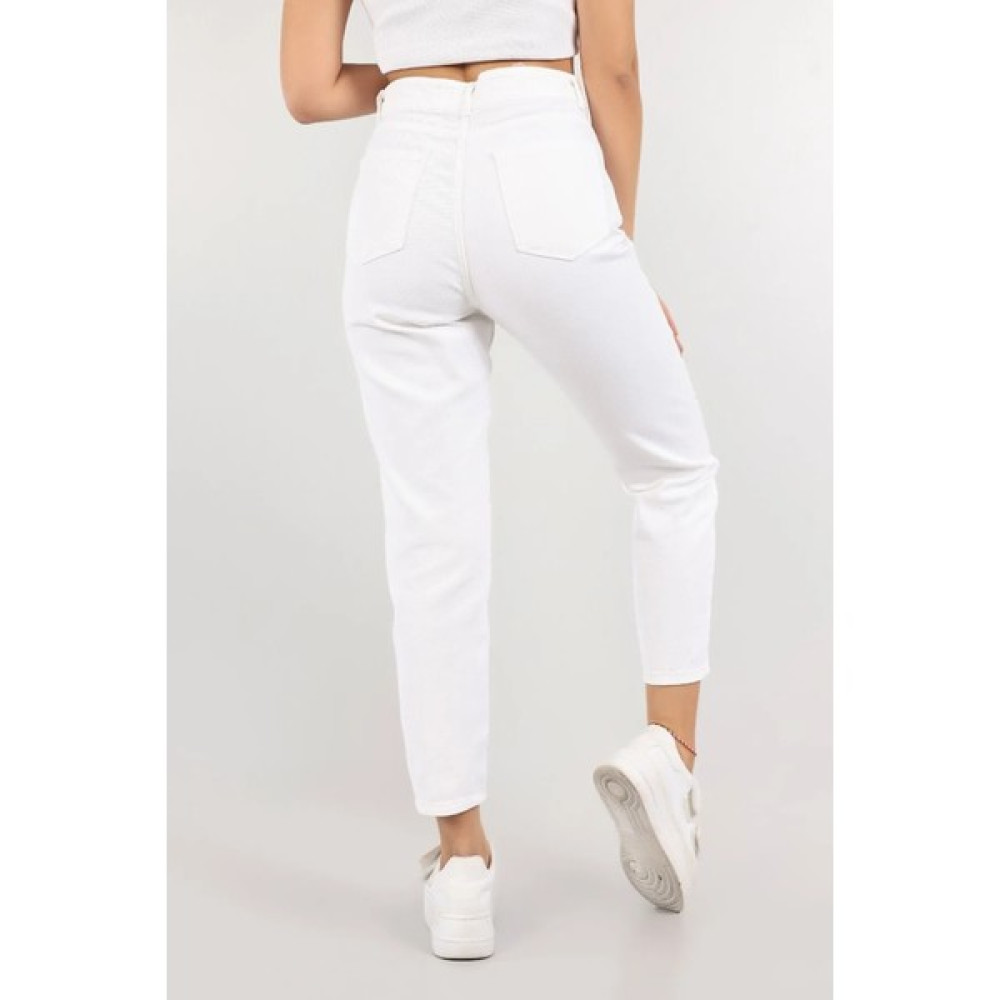 Geenz Likralı Mom Jean Pantolon Bayan Jeans / Kot Pantolon Fiyatı