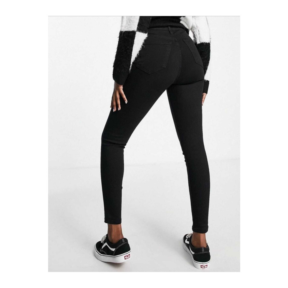 geenz manifacture Rio Siyah Yüksek Bel Dar Paça Skinny Power Likralı Kot Pantalon 40 Beden Bayan Jeans / Kot Pantolon Fiyatı