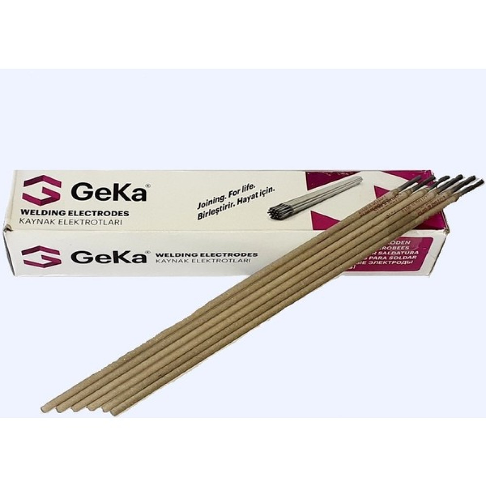 Geka Elox R 316 L Paslanmaz Çelik Kaynak Elektrod E 316l-16 3,20x300 - 16 3,20x300 Kaynak Makineleri Fiyatı
