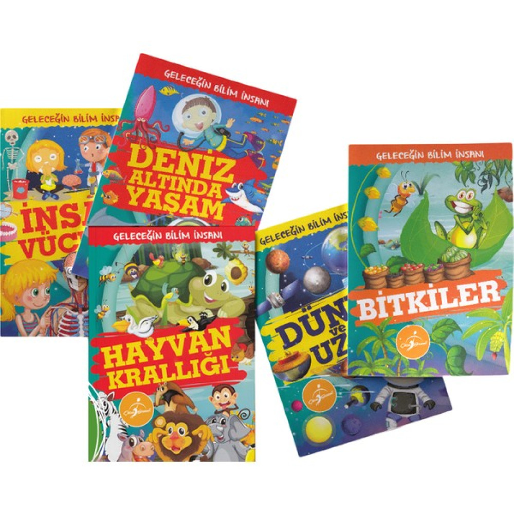 Geleceğin Bilim İnsanı Serisi - 5 Kitap Okul Öncesi Eğitici & Öğretici Kitaplar Fiyatı