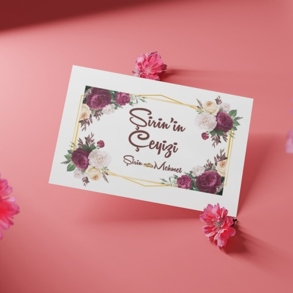 Gelin Çeyiz Koli Etiketi 10 Adet A4 Ebat (29,7CMX21CM) Baskılı Sticker Fotokopi Kağıdı Fiyatı