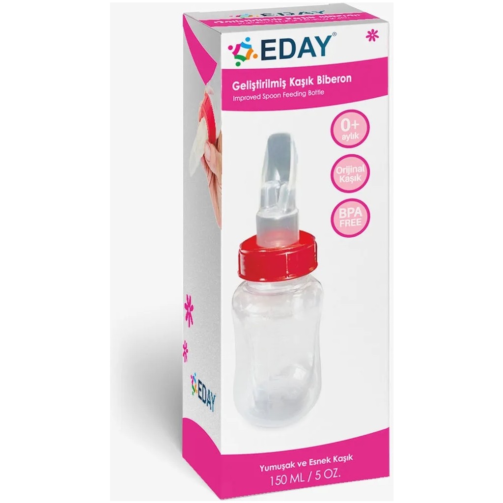 Geliştirilmiş Kaşık Biberon 150 ml - Kırmızı Çatal / Kaşık / Bıçak Takımları Fiyatı