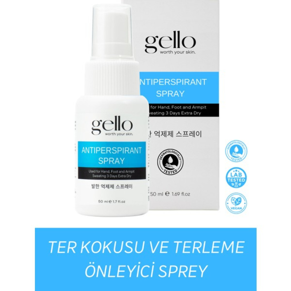 Gello ve Sprey Deodorant Antiperspirant Unisex Elayakkoltuk Altı Ter - 1,2 lt Deodorantlar Fiyatı