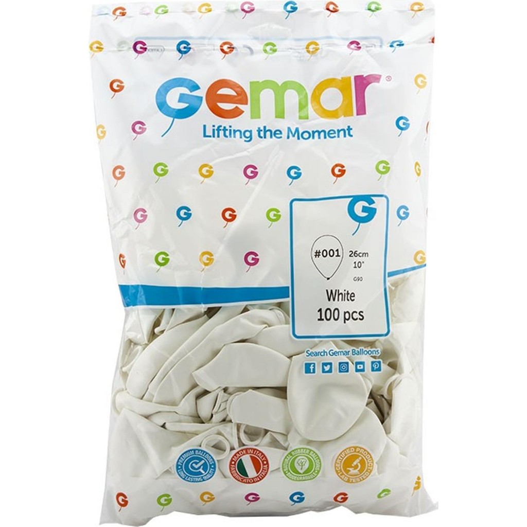 Gemar Beyaz Balon 100 Adet 26 cm Diğer Fiyatı