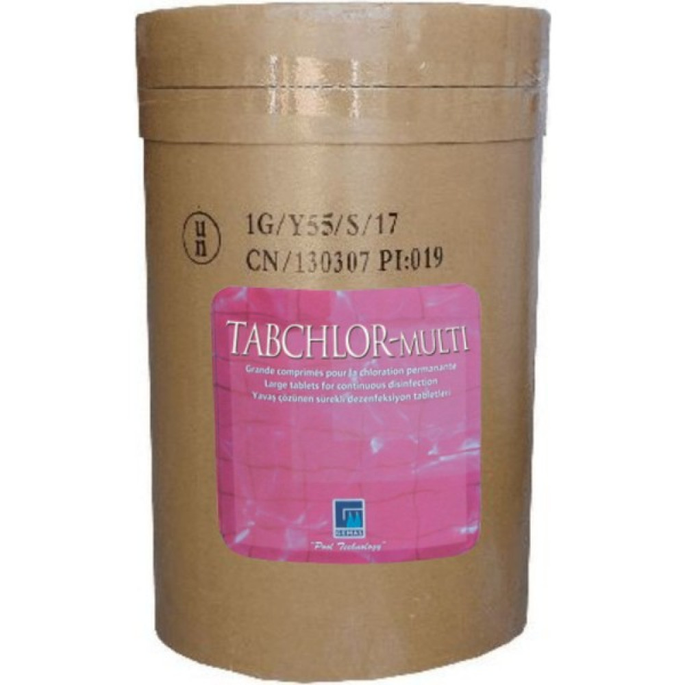 Gemaş Tabchlor Multi 50 kg %90 Tablet Klor - %90 Chlorine Multifunctional Tablets - Stabilize Triklor Tableti 200 Gr-Toptancıyızbiz - 1 Bahçe Malzemeleri Fiyatı