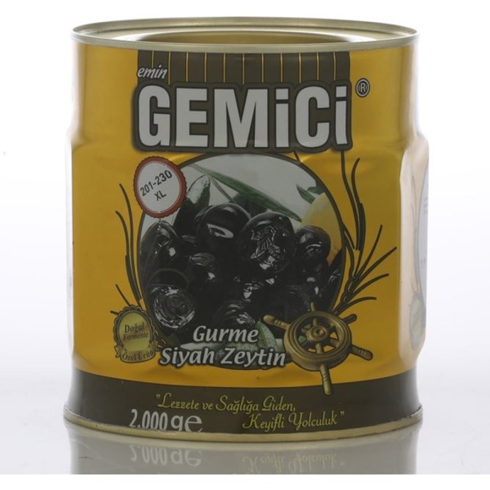 Gemici Gurme Siyah Zeytin (201-230) Teneke 2 kg Oto Boyaları Fiyatı