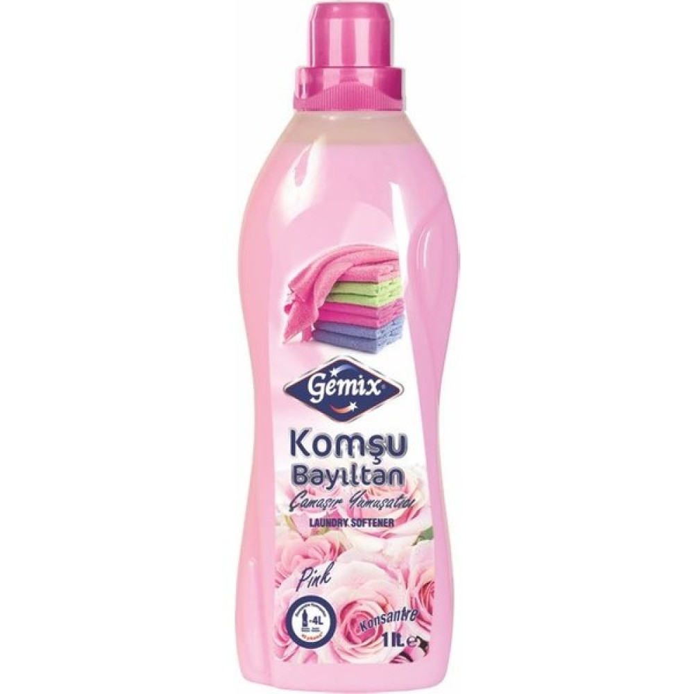 Gemix Komşu Bayıltan Konst. Yumuşatıcı 1 Lt Pembe Yumuşatıcı Fiyatı