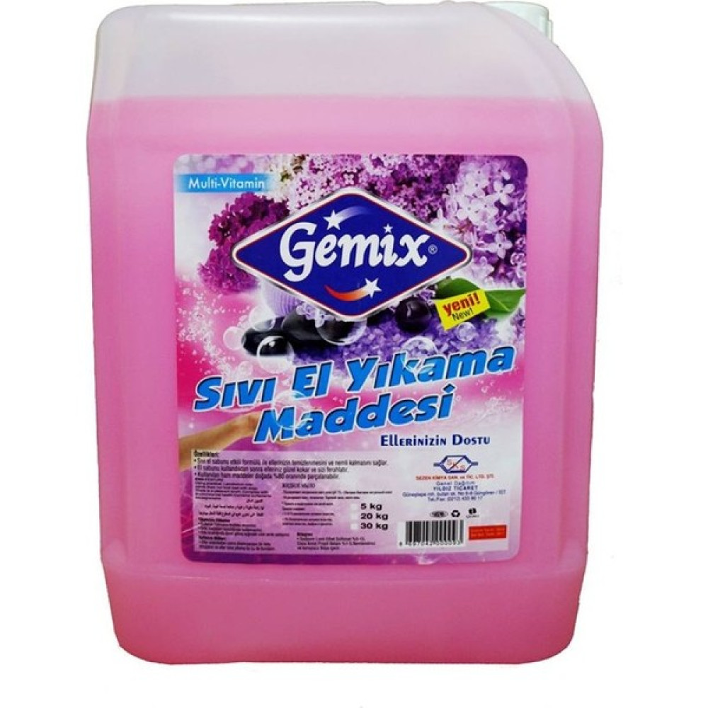 Gemix Sıvı Sabun 5Kg Oto Boyaları Fiyatı