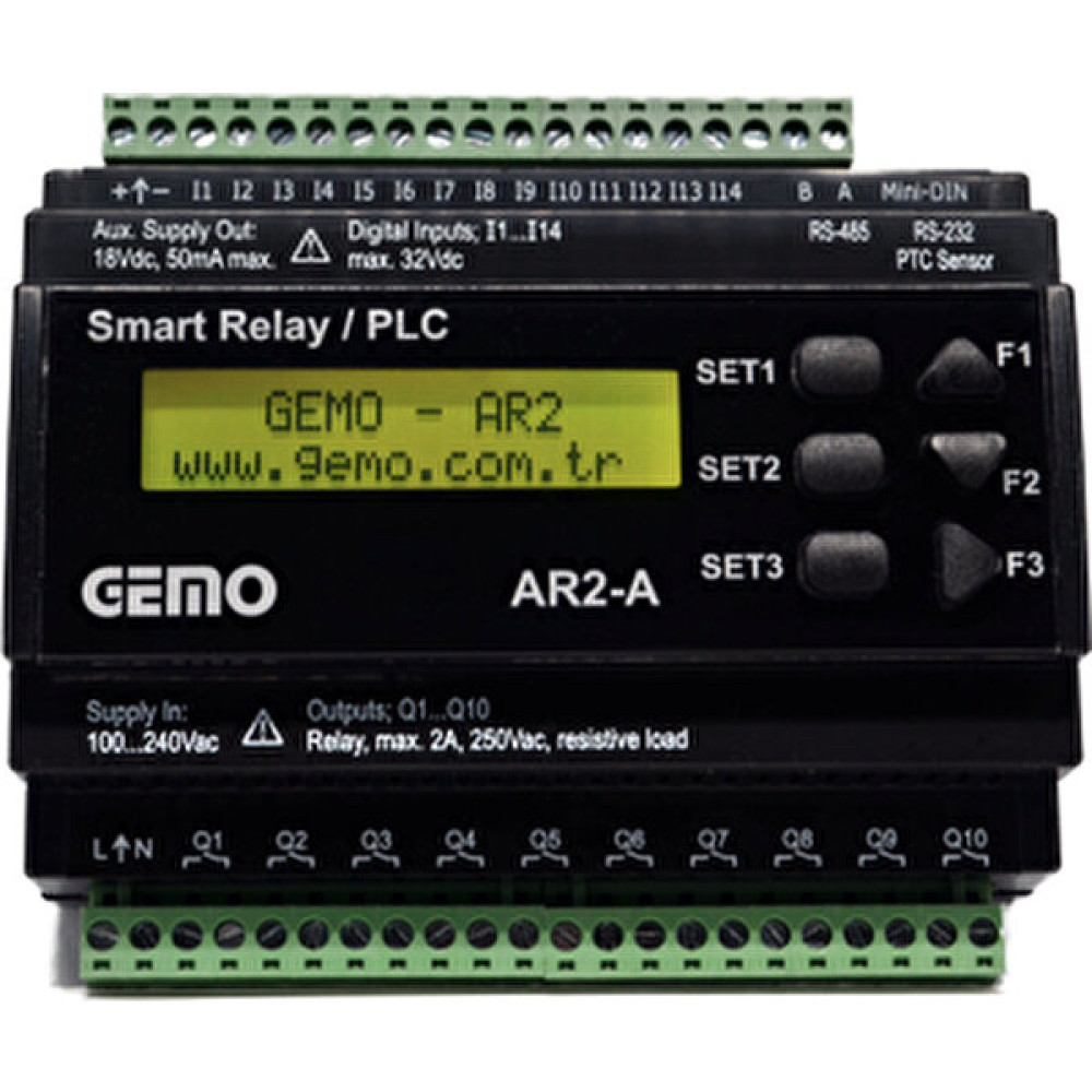Gemo Saat + Röle AR2-A-230VAC-14D-RTC Diğer Test ve Ölçüm Cihazları Fiyatı