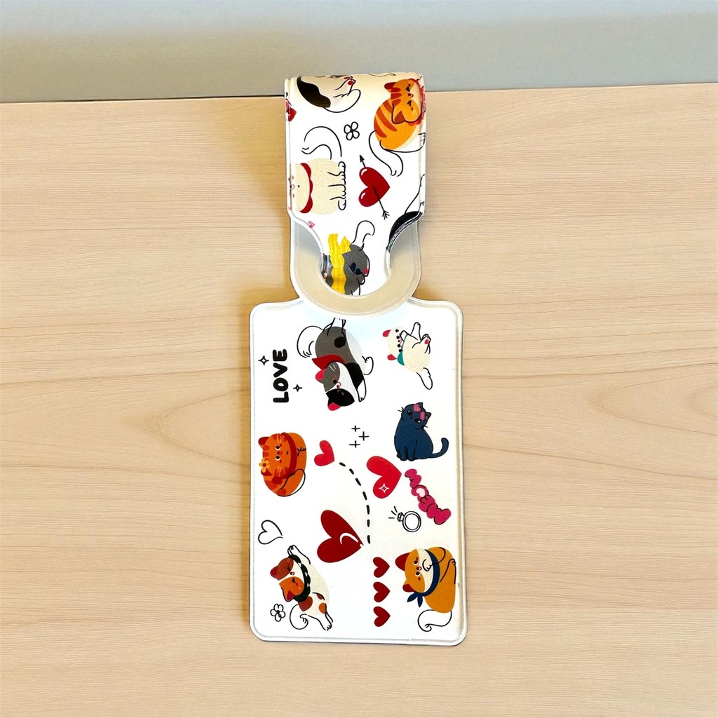 Gempo 2 Adet Sevimli Desenli Valiz Etiketi – Su Geçirmez, Dayanıklı Pvc Seyahat Aksesuar 2 Adet - Ahşap - Beyaz Bavul / Valiz Fiyatı