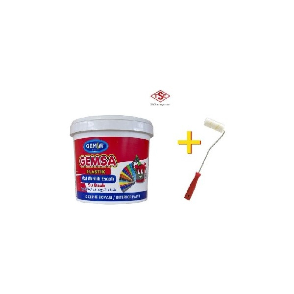 Gemsa Boya Gemsa Plastik Su Bazlı İç Cephe Boyası 1kg Rüzgar Gülü - Rüzgargülü İç Cephe Duvar Boyası Fiyatı
