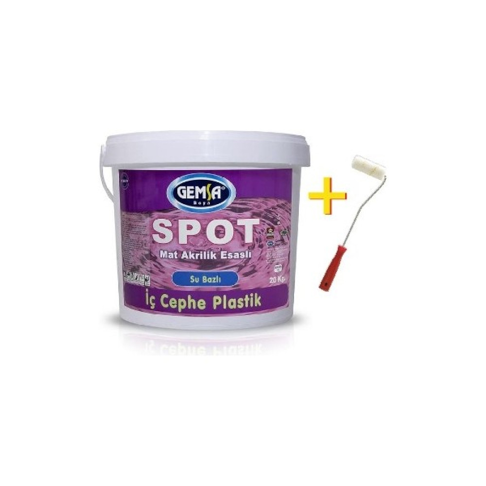Gemsa Boya Spot Plastik Su Bazlı Iç Cephe Boyası Deniz Kabuğu - 10 kg İç Cephe Duvar Boyası Fiyatı
