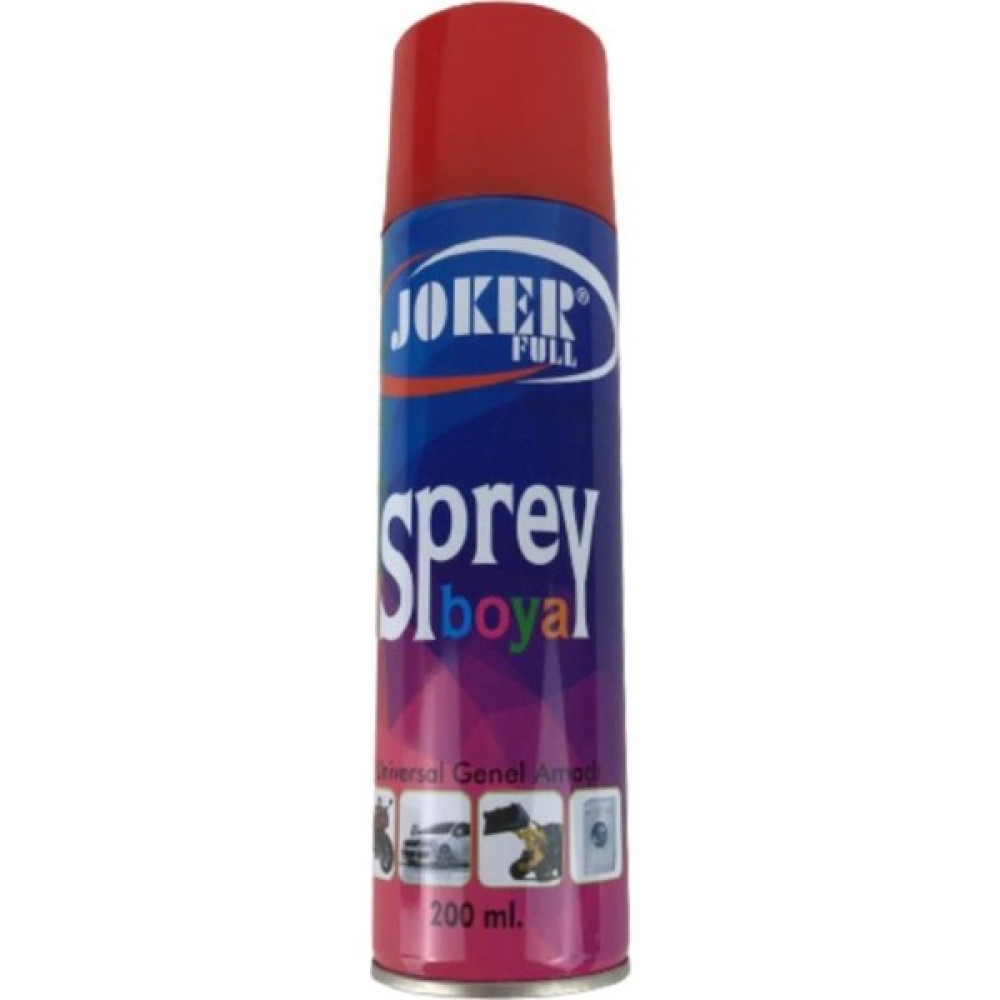 Gen-Of Joker Sprey Boya Vernik 200 ml Kırmızı Yardımcı Malzeme Fiyatı
