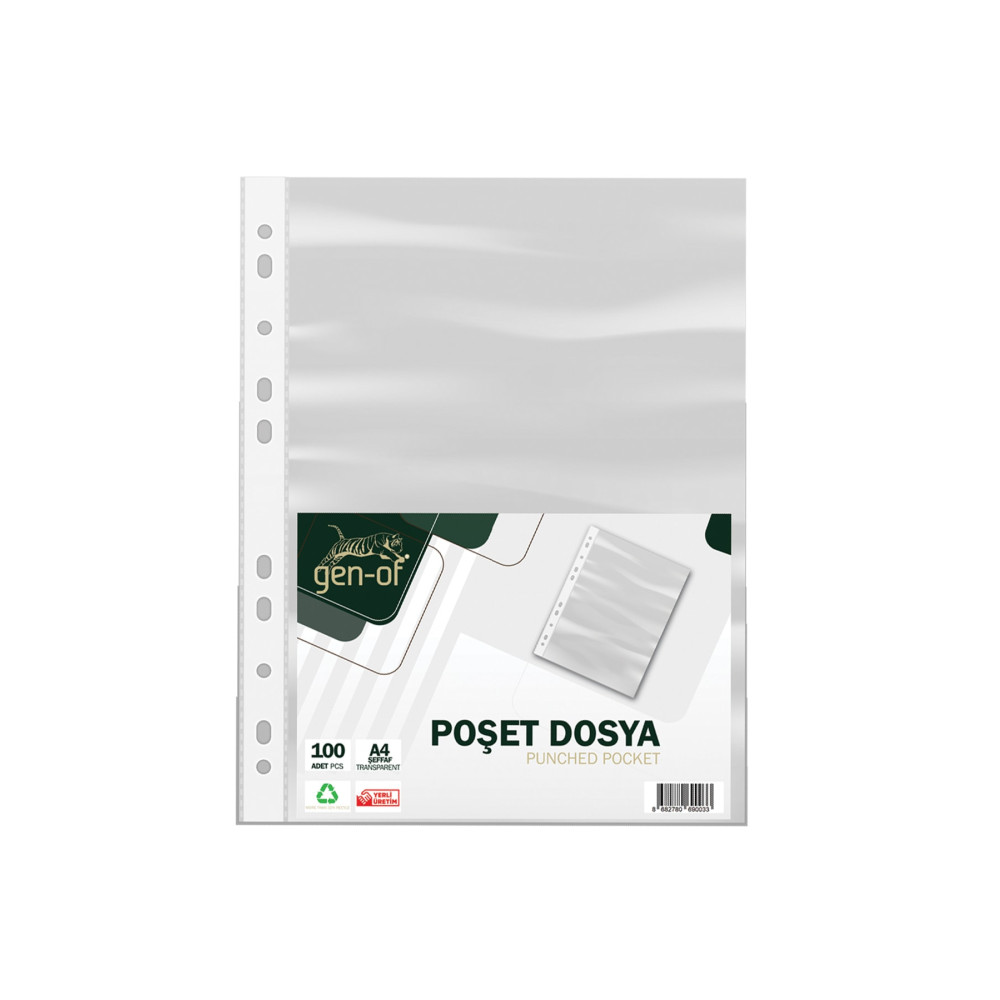 Gen-Of Poşet Dosya 100 Lü Dosya Fiyatı