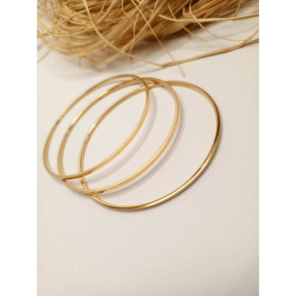 Gen Takı Çelik Ajda Bilezik - Gold - 6,4 cm Altın, Takı & Aksesuar Fiyatı
